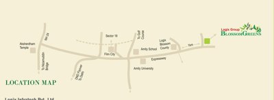 Location Plan blossom-greens-phase-2-tower-h-i-&-j Location Plan