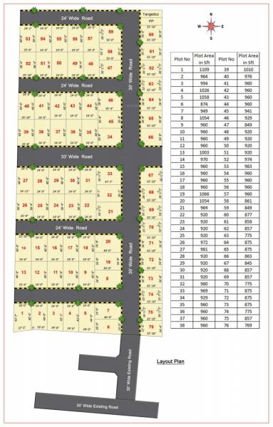  srinivasa-palms Layout Plan