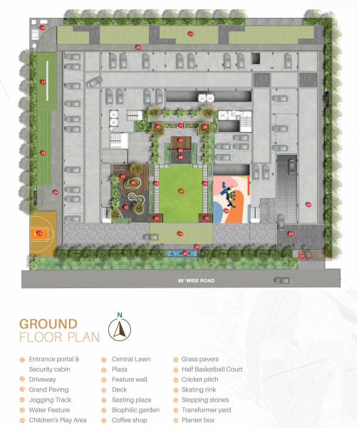  elara Elara Cluster Plan For Ground Floor