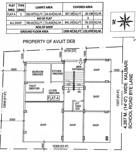  aarushi-apartment Aarushi Apartment Cluster Plan for ground Floor