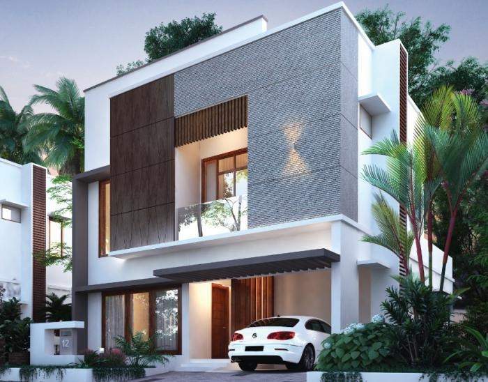  rs duplex villa Elevation