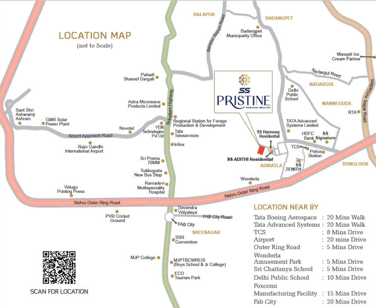  ss pristine Location Plan