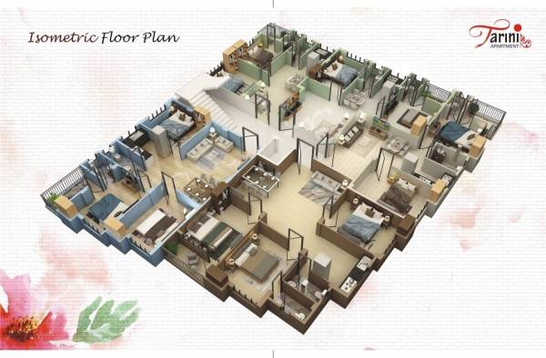  tarani-apartment Cluster Plan