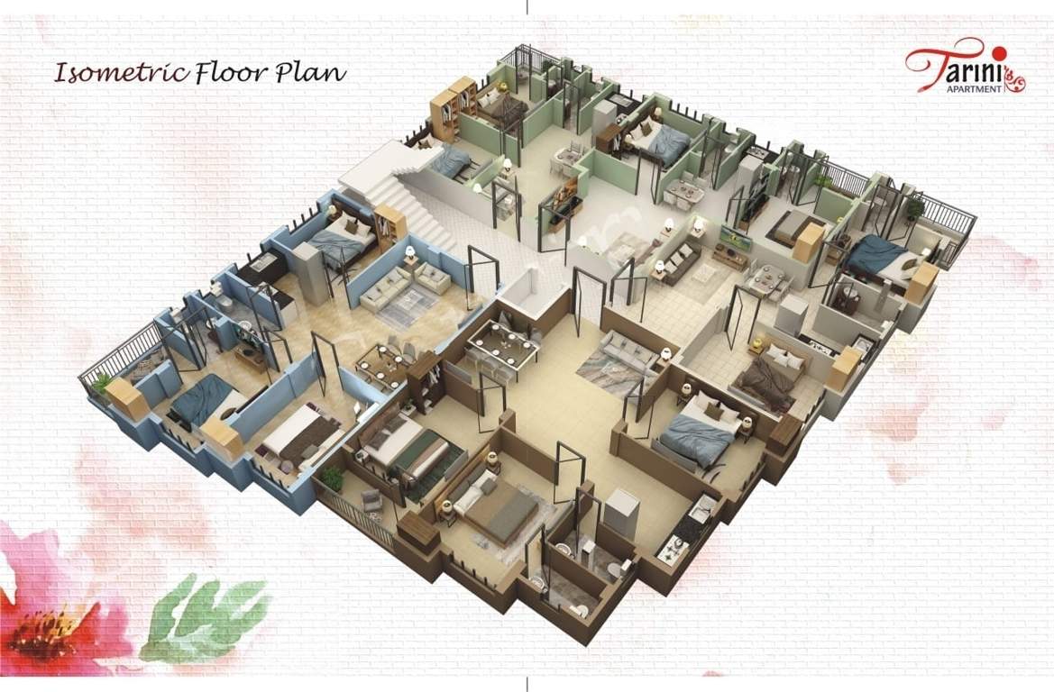 tarani apartment Cluster Plan