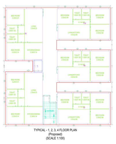  ideal-gokulam Ideal Gokulam Cluster Plan from 1st to 4th Floor