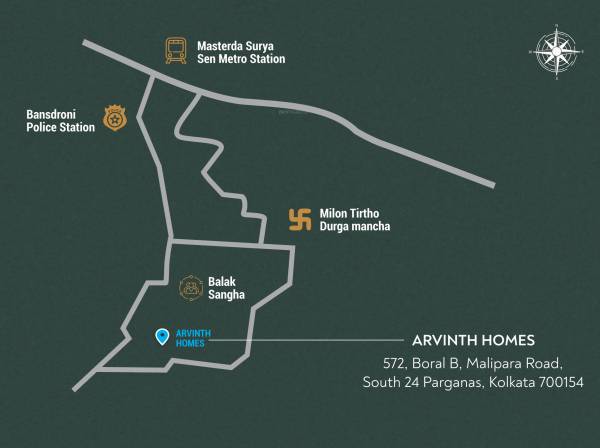  arvinth-homes Location Plan