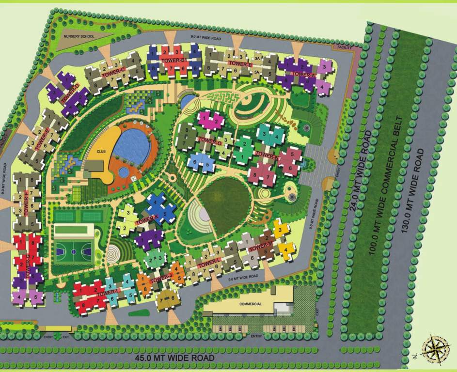  homes phase 2 tower n & o Master Plan