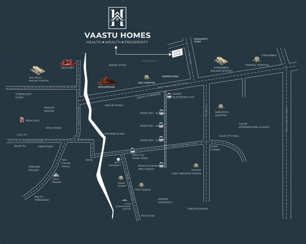  vaastu-homes Location Plan