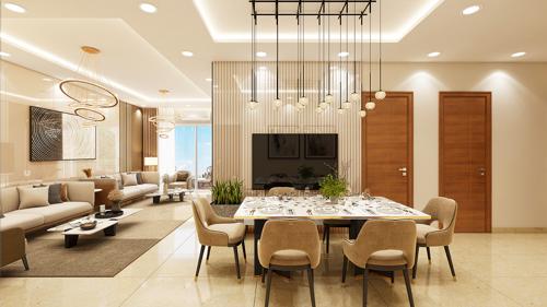 Dining Area wave-gardens-a-sanctuary-of-luxury-living Dining Area