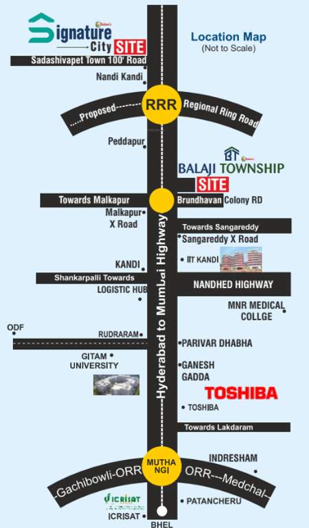  balaji township Location Plan