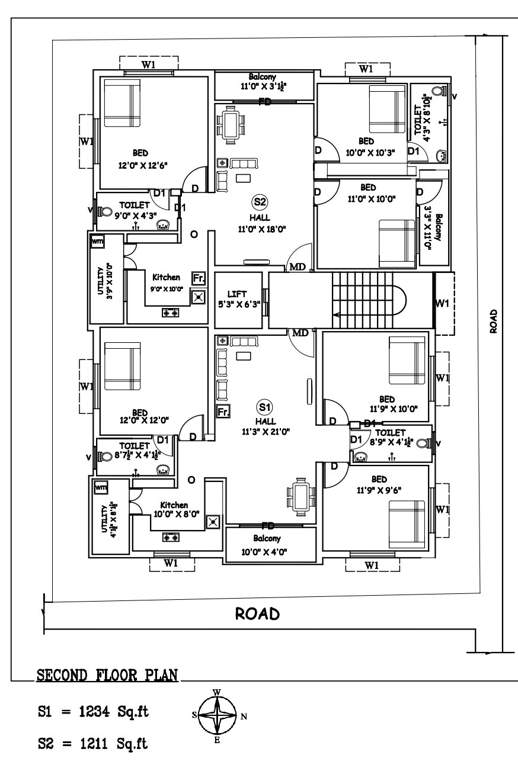  meera saravanam Meera Saravanam Cluster Plan for 2nd Floor