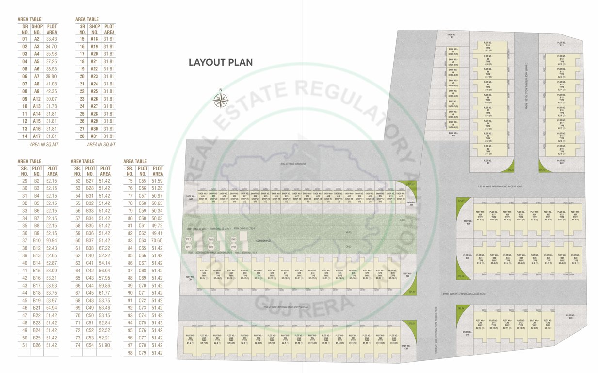 aashray resicom Layout Plan