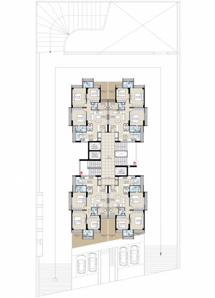  anantam Tower A Cluster Plan