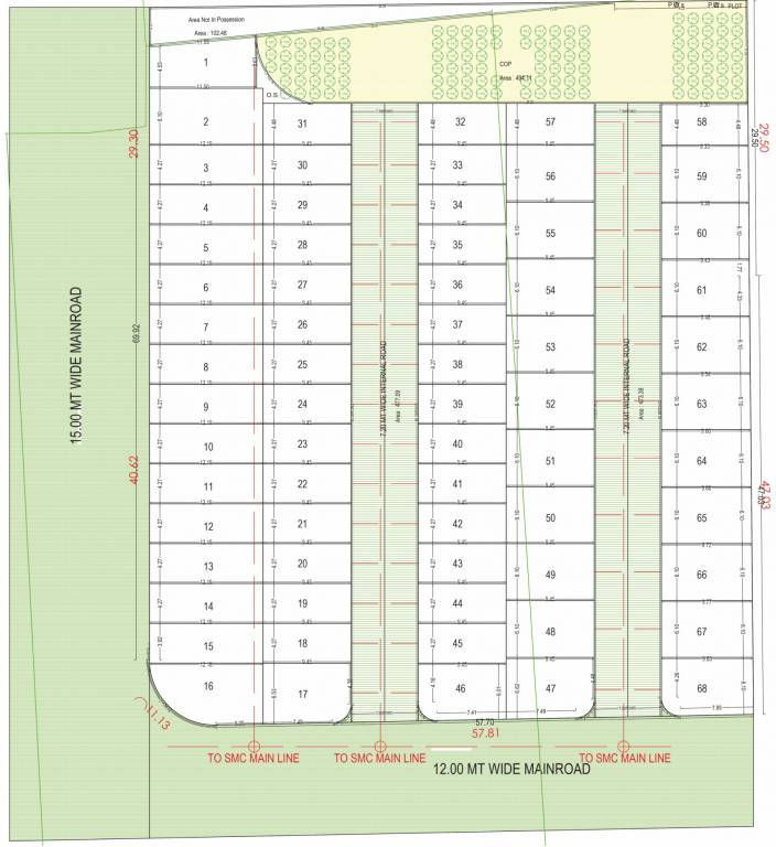  shiv villa Layout Plan