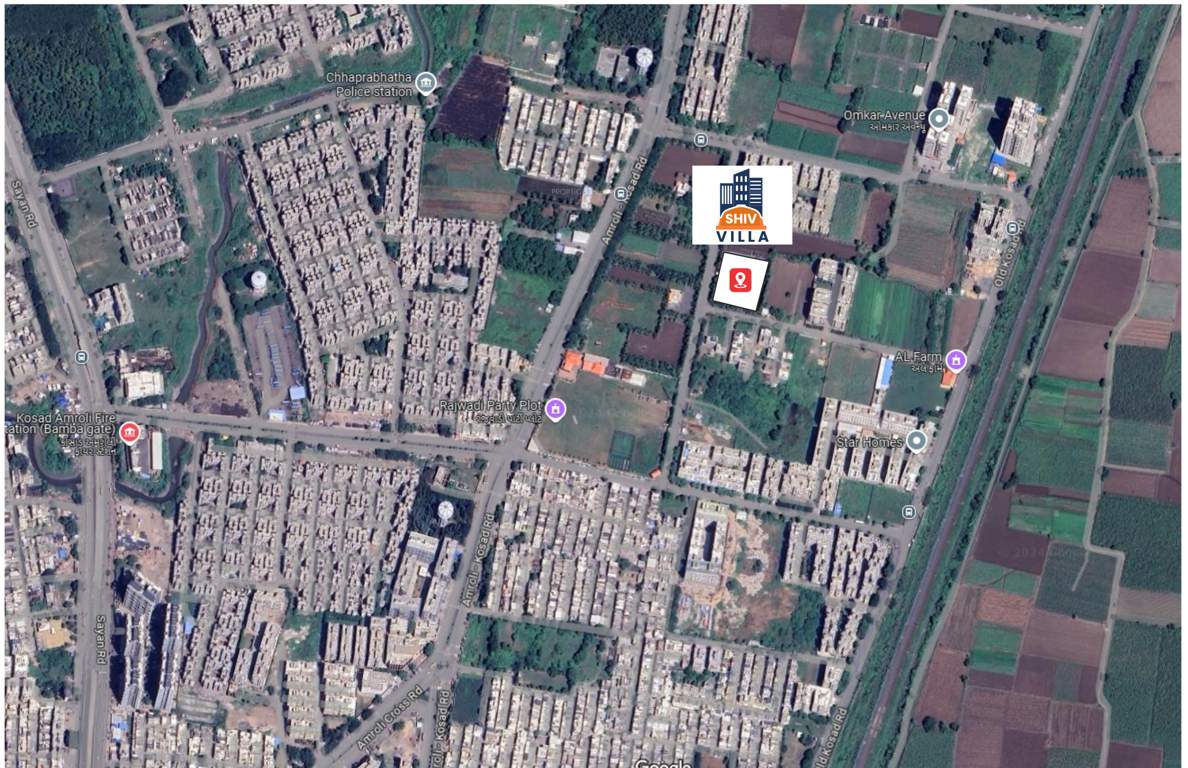  shiv villa Location Plan