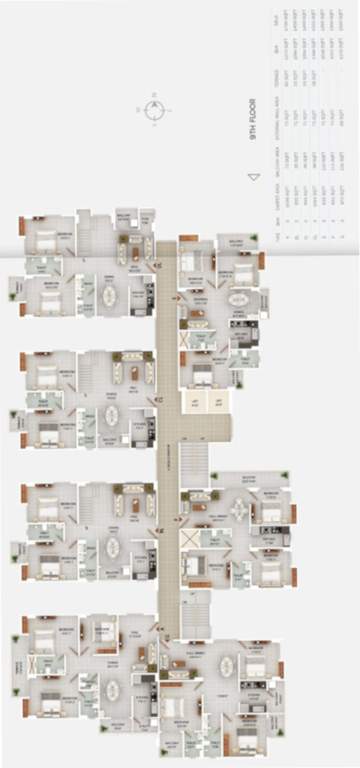  signature Signature Cluster Plan For 9th Floor