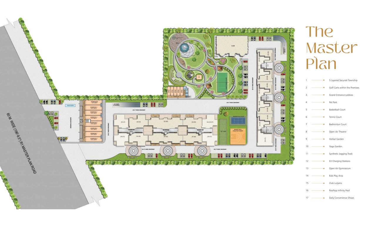  the lutyens Layout Plan