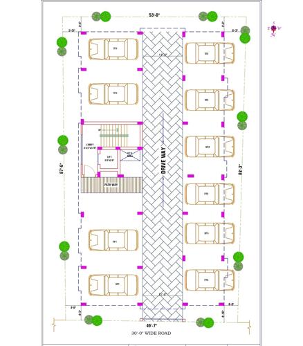  rose-garden Rose Garden Cluster Plan for ground Floor