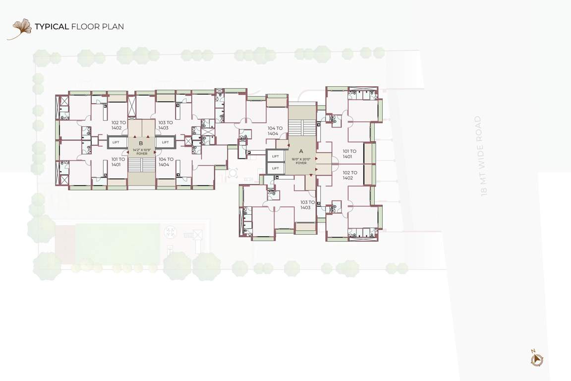  tatva bliss Tower A Cluster Plan