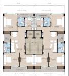  dev-luxury-floors Cluster Plan from 1st to 4th Floor