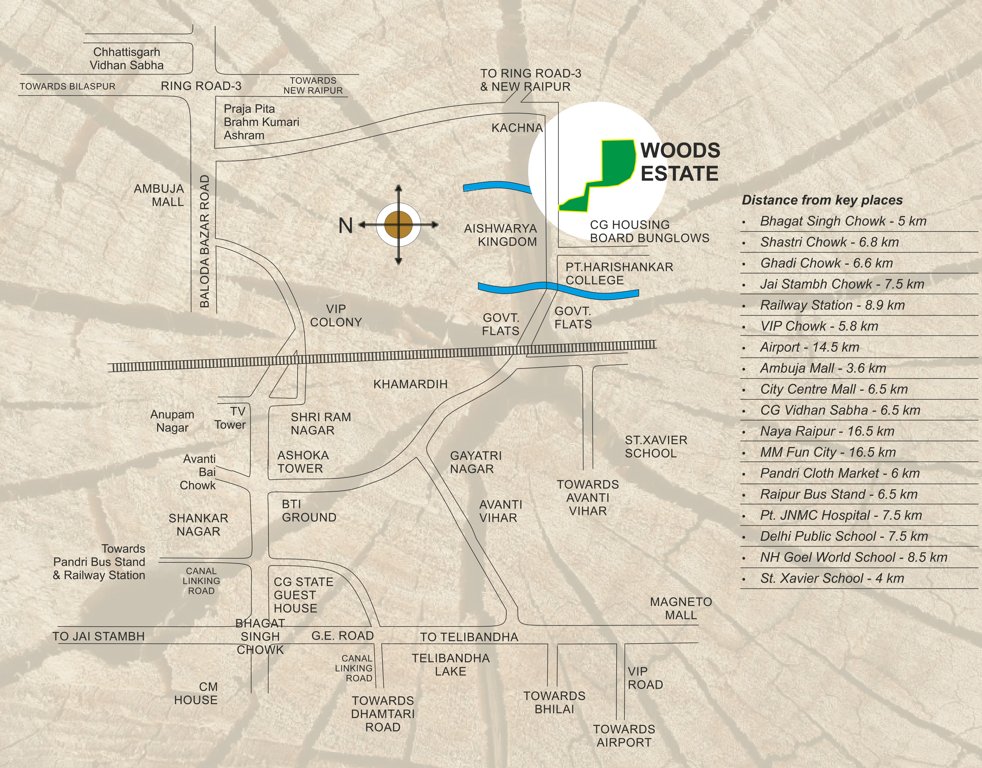  woods estate Location Plan