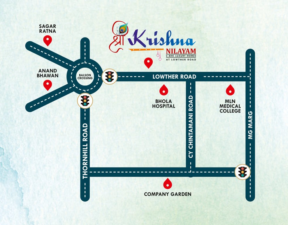  shreekrishna nilayam Location Plan