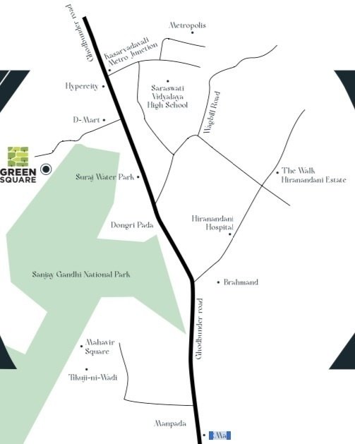  green square Location Plan