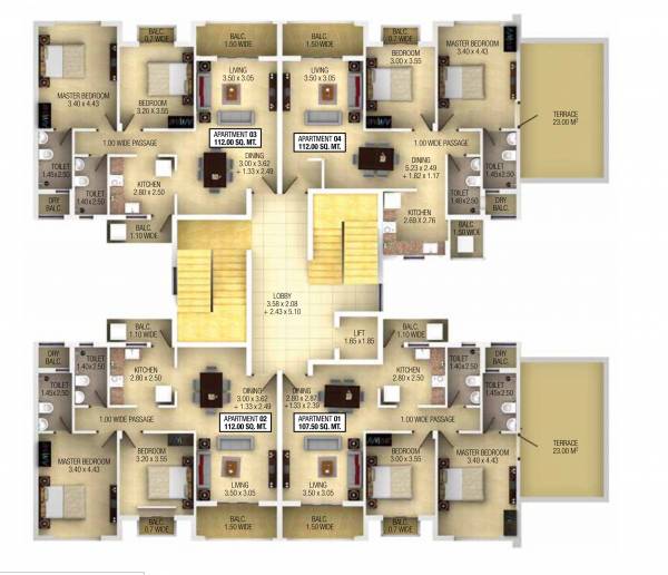  zion-square-2-block-g Cluster Plan