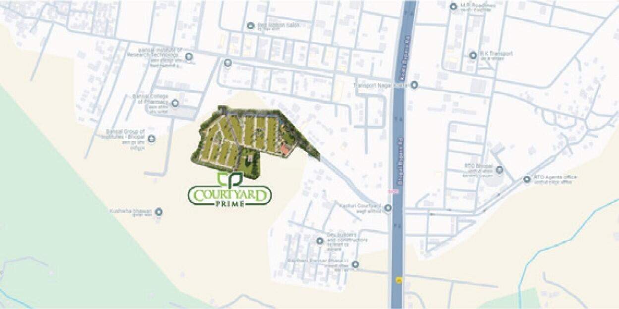  courtyard prime Location Plan