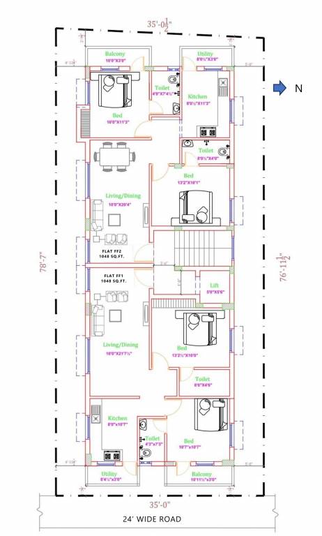  klm 6 KLM 6 Cluster Plan from 1st to 3rd Floor