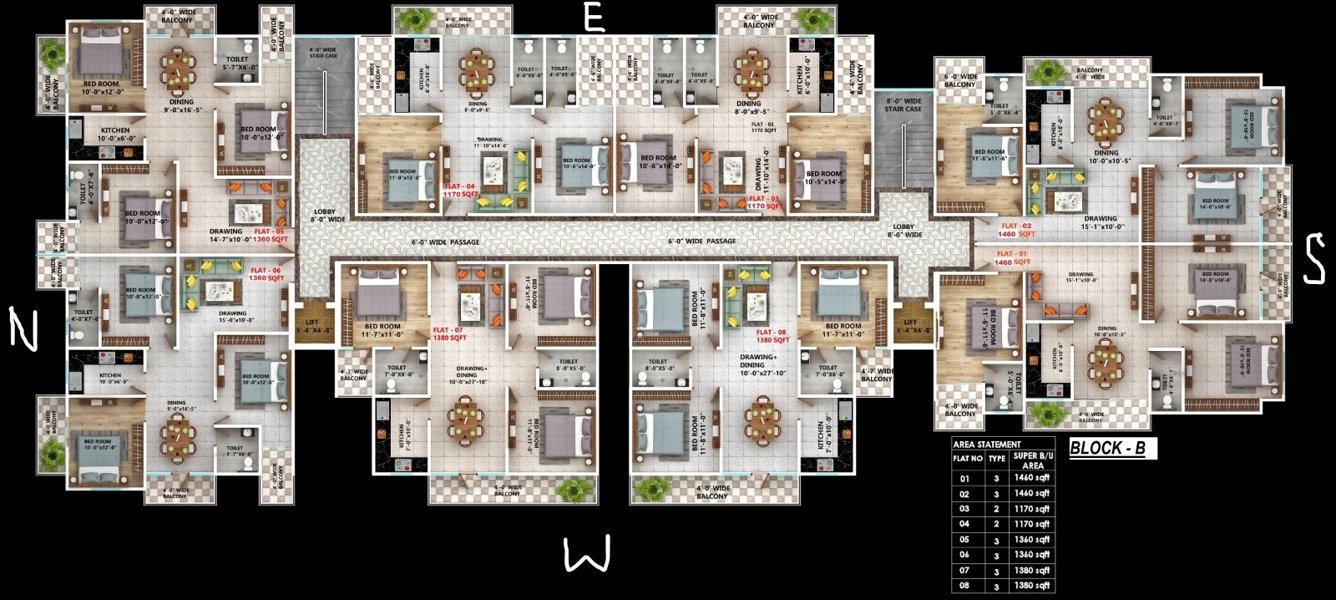  platinum s s residency Platinum S S Residency Block B Cluster Plan