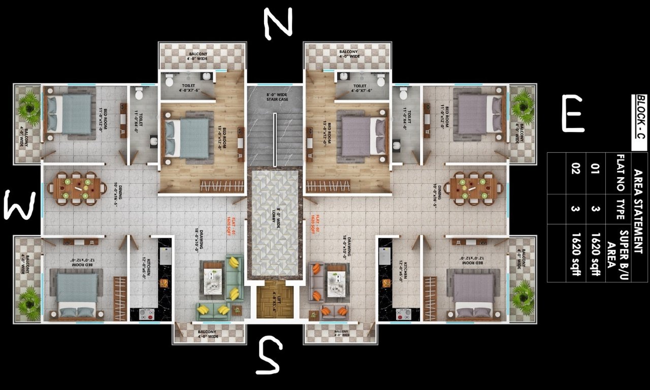  platinum s s residency Platinum S S Residency Block C Cluster Plan