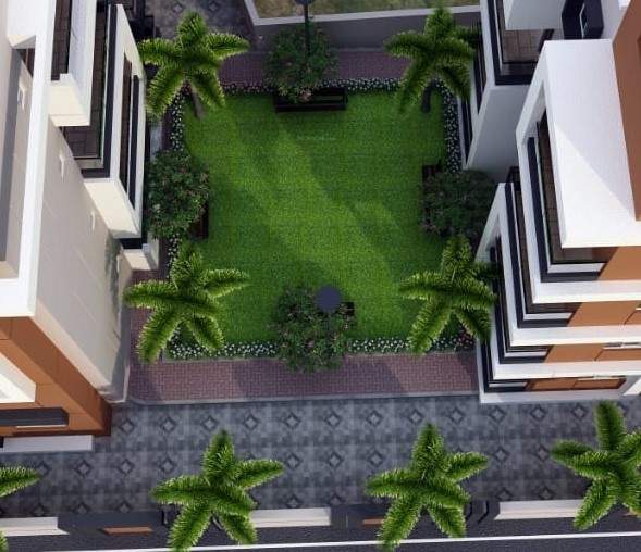  platinum s s residency Landscape Garden and Tree Planting