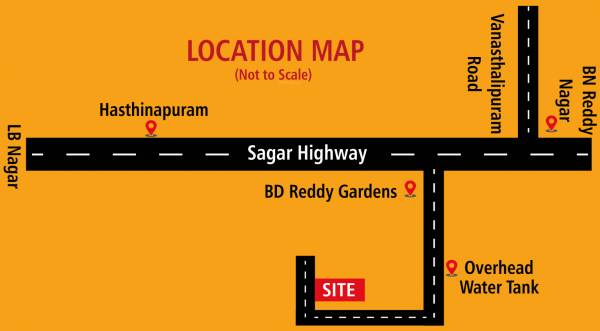  alekya-residency Location Plan