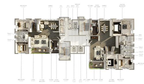  sattva-the-avenue-phase-2 Sattva The Avenue Cluster Plan