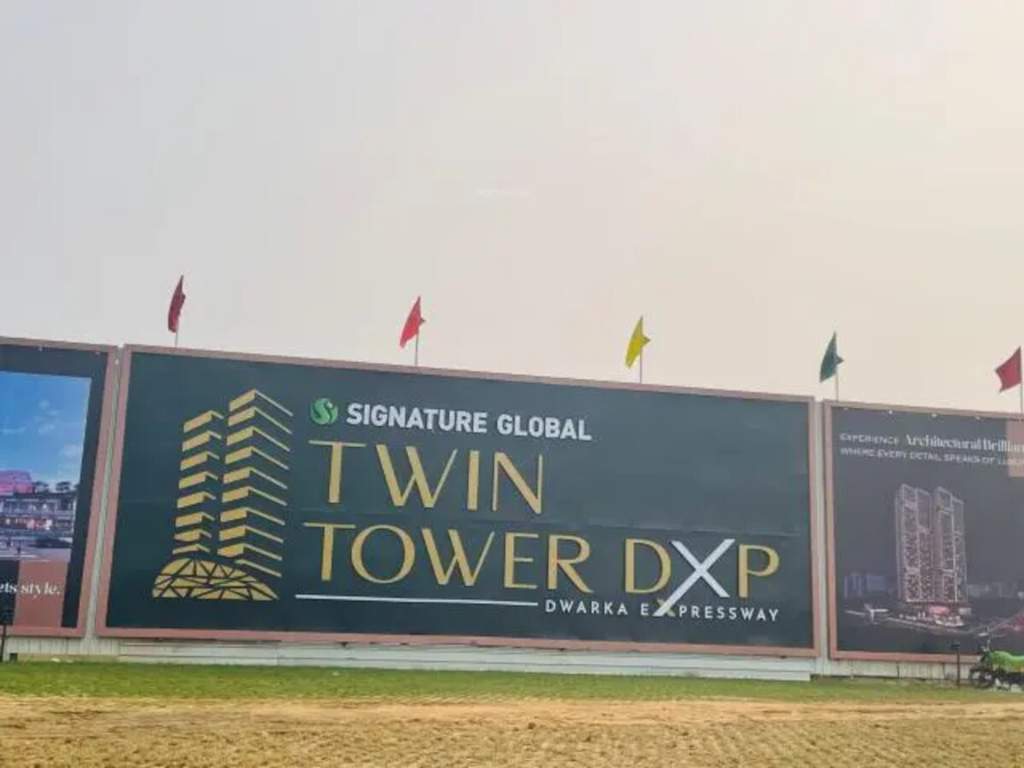  twin tower dxp Signature Global Twin Tower DXP Construction Status Feb 25