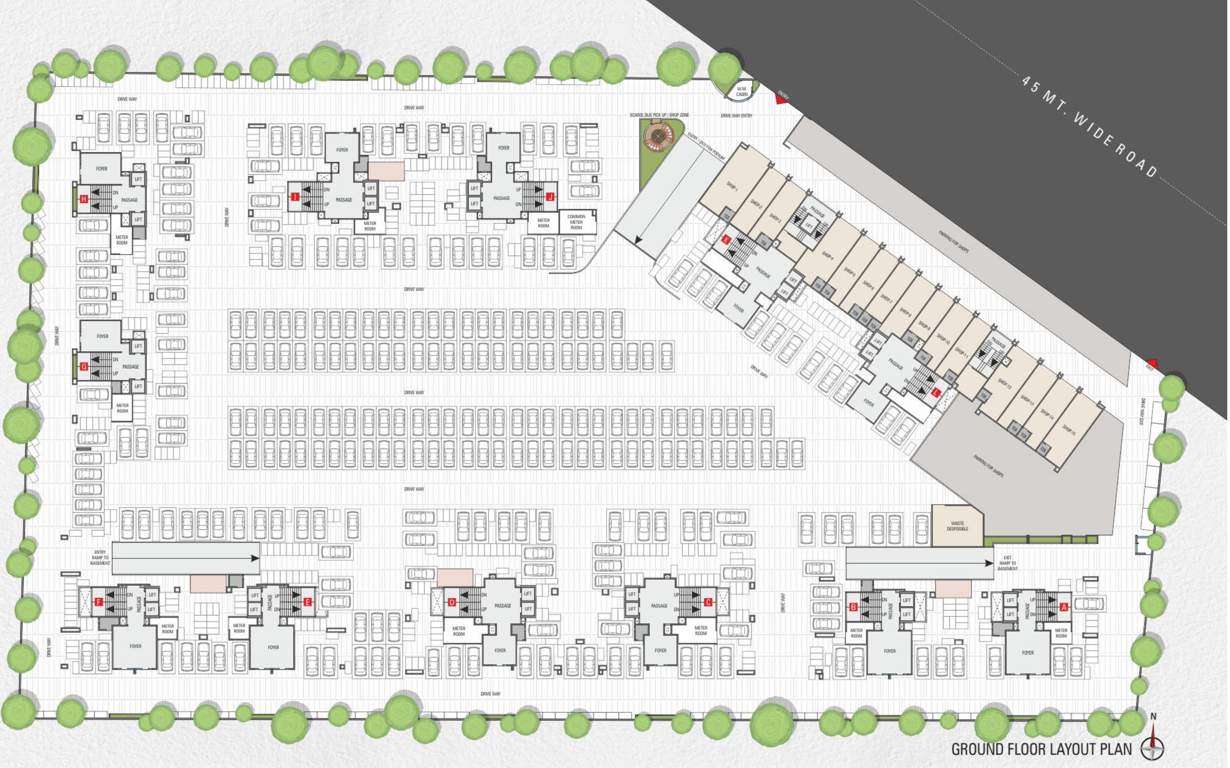  anand aspire Layout Plan