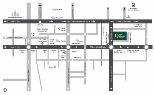 Location Plan palm-olympia-phase-3 Location Plan