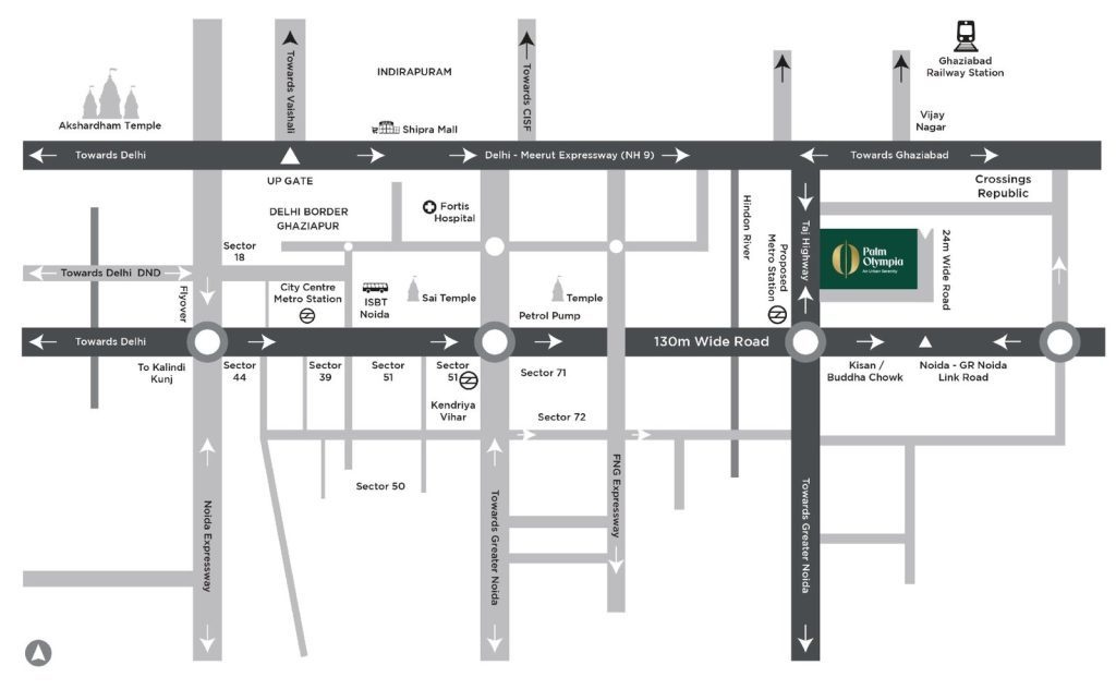 palm olympia phase 3 Location Plan