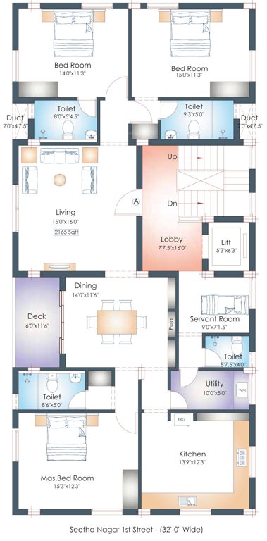  irene Irene Cluster Plan from 1st to 5th Floor