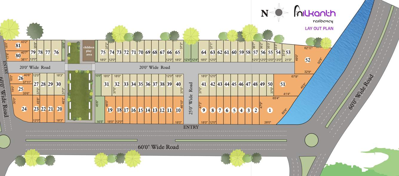  nilkanth residency Layout Plan