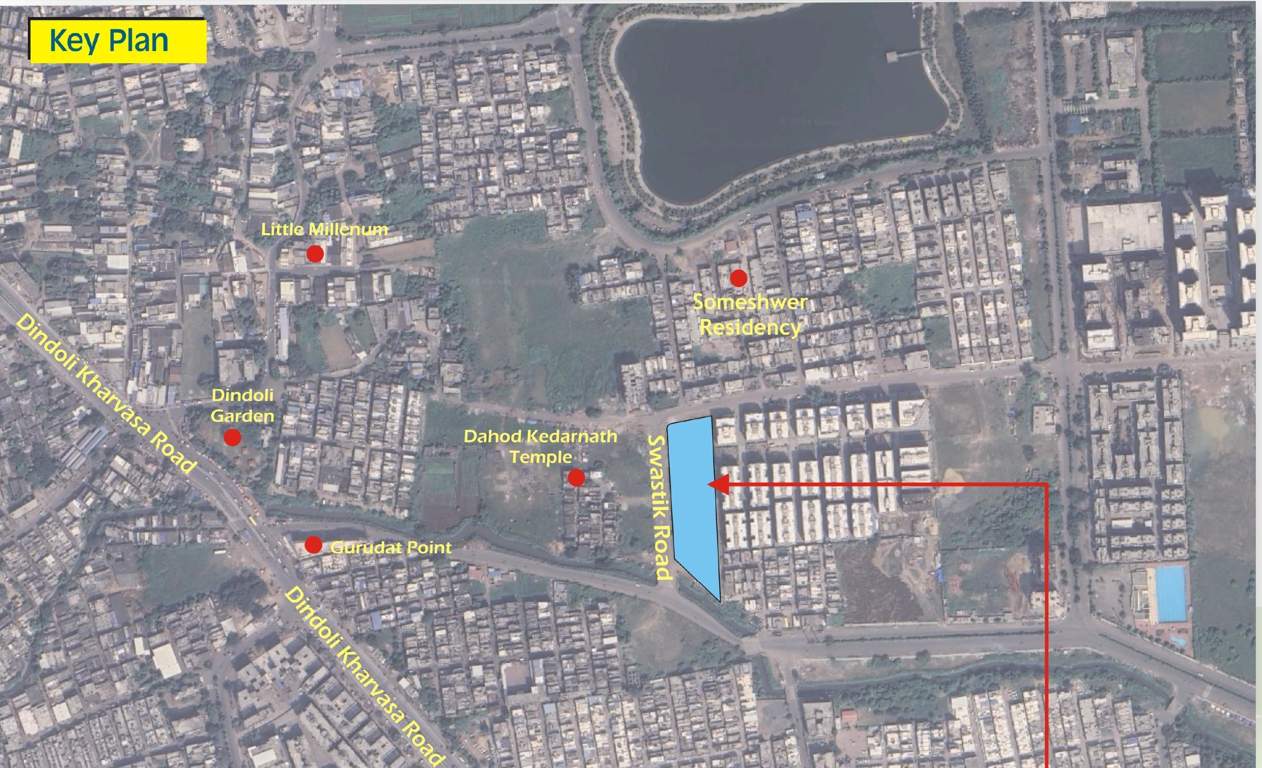 nilkanth residency Location Plan