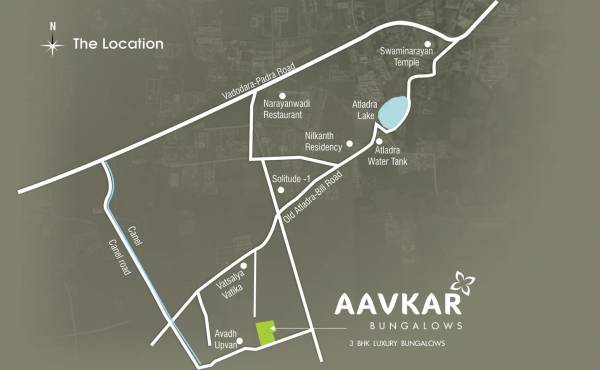  aavkar-bunglows-phase-1 Location Plan