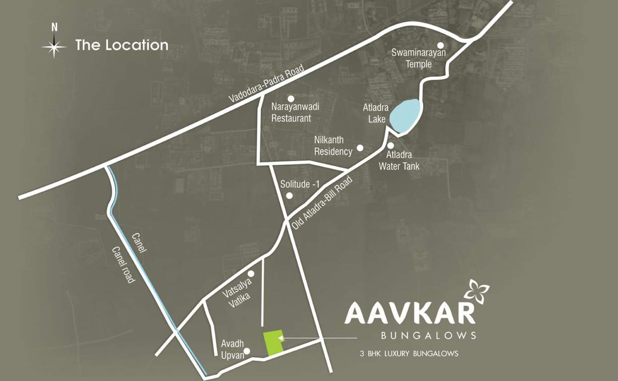  aavkar bunglows phase 1 Location Plan