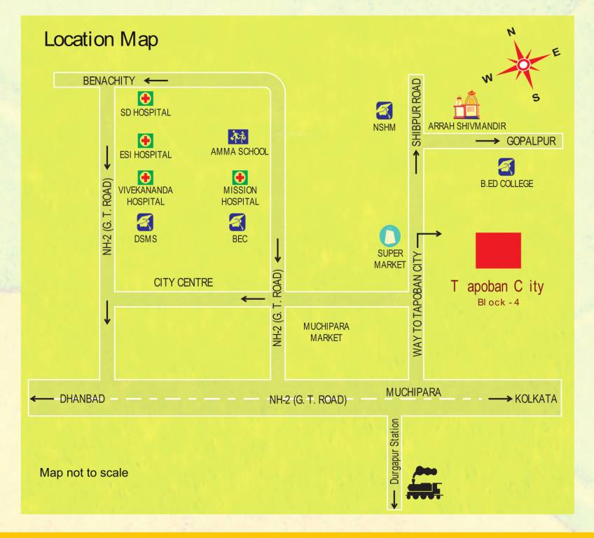  tapoban city block 4 Location Plan