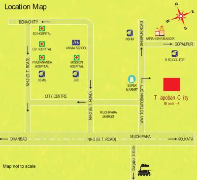  block-4-tapoban-city Location Plan
