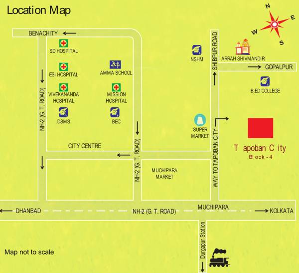  block-4-tapoban-city Location Plan