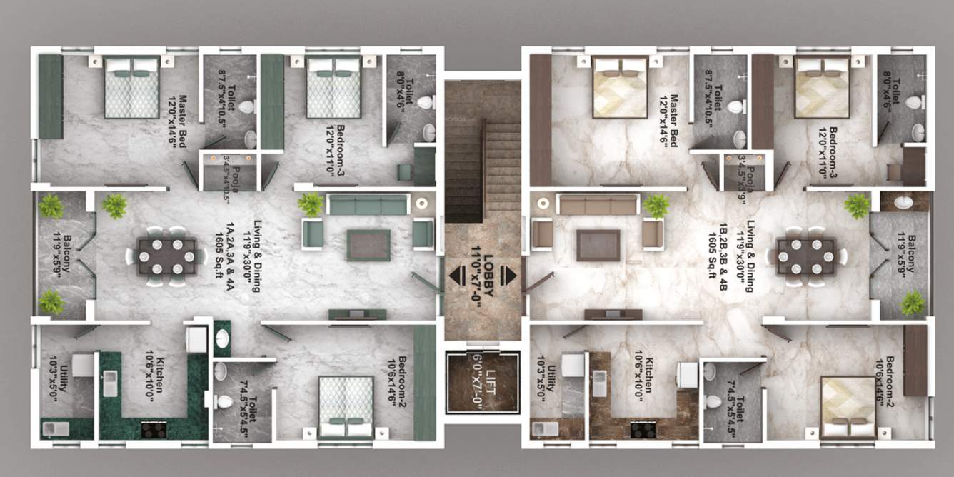  tulasi nivas Tulasi Nivas Cluster Plan