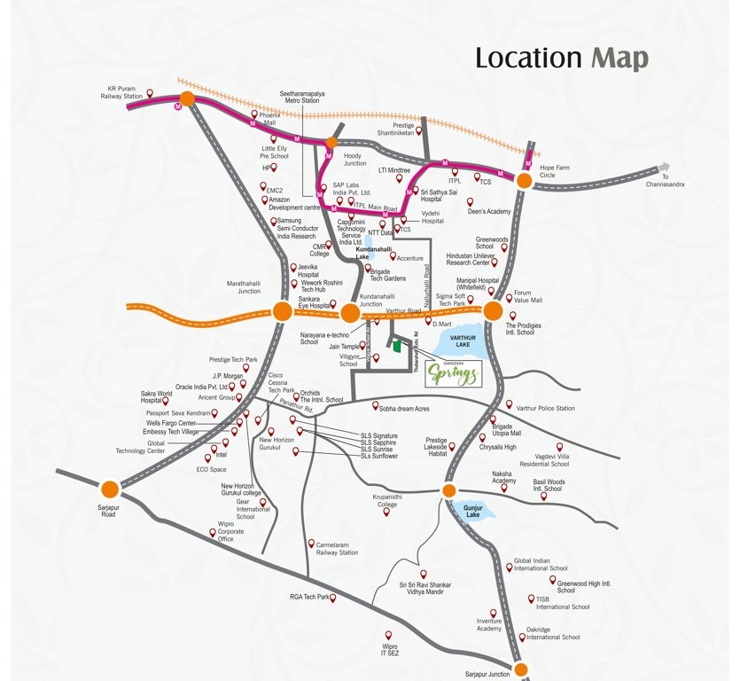  springs Location Plan