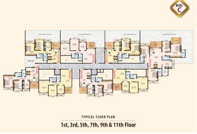  manohar-vikas-shreeji-paraiso C WING Cluster Plan
